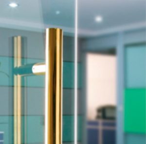 U shape stainless steel door pull handle - Pull Handle - 2 Back to back fixings for door pull handle