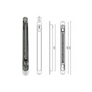 CLS02 stainless steel concealed door loop CLS02 stainless steel concealed door loop