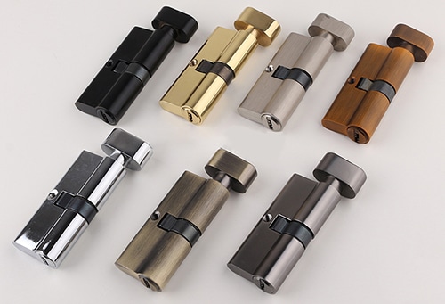 ECD3030 anti-drill 6 pins double euro cylinder - Euro Cylinder - 2 ECD euro cylinder with various finishes