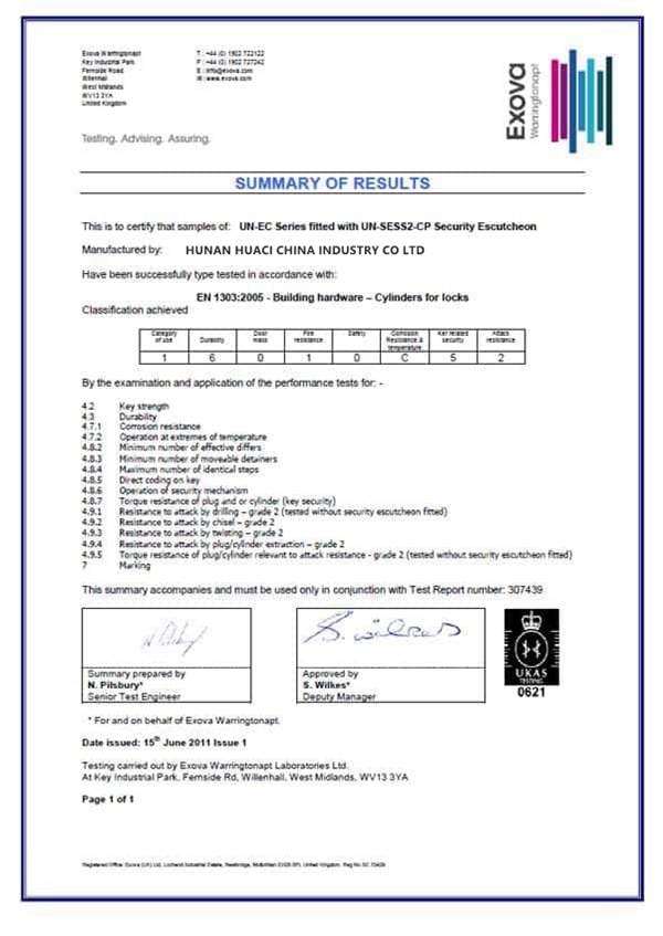 How antimicrobial door hardware work? - News - 21 EN1303:2005 - Building Hardware - Cylinders for locks of HUACI