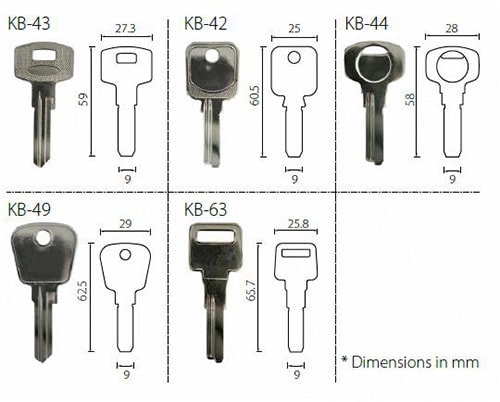 ECD3030 anti-drill 6 pins double euro cylinder - Euro Cylinder - 3 HUACI Key Bow Options