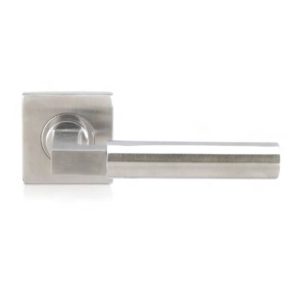 Interior Door Handle With Square Rose Design For Comercial Use Interior Door Handle With Square Rose Design For Comercial Use
