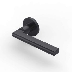 Modern solid matt black lever handle SR11SL243-BK Modern solid matt black lever handle SR11SL243-BK