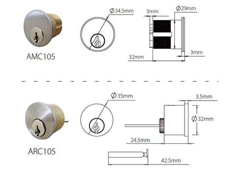 Antique bronze double euro cylinders,custom spec - Euro Cylinder - 1 Related products for ECS euro cylinders