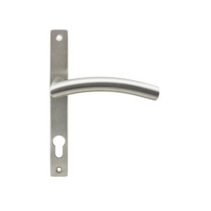 SP04 narrow plate uPVC door handle 70mm for slim profile doors SP04 narrow plate uPVC door handle 70mm for slim profile doors