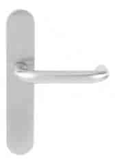 SP07 Door Handle With Plate For Commercial & Residential Use - Door Handle - 2 SP07 door handle escutcheon options-blind