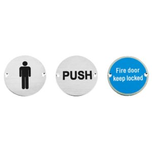 SPS01 Signs made of stainless steel SPS01 Signs made of stainless steel