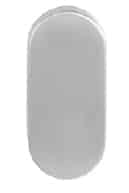 Narrow Profile Door Handle With Oval Rose Design - Door Handle - 3 SR03 profile door handle escutcheon option-blind