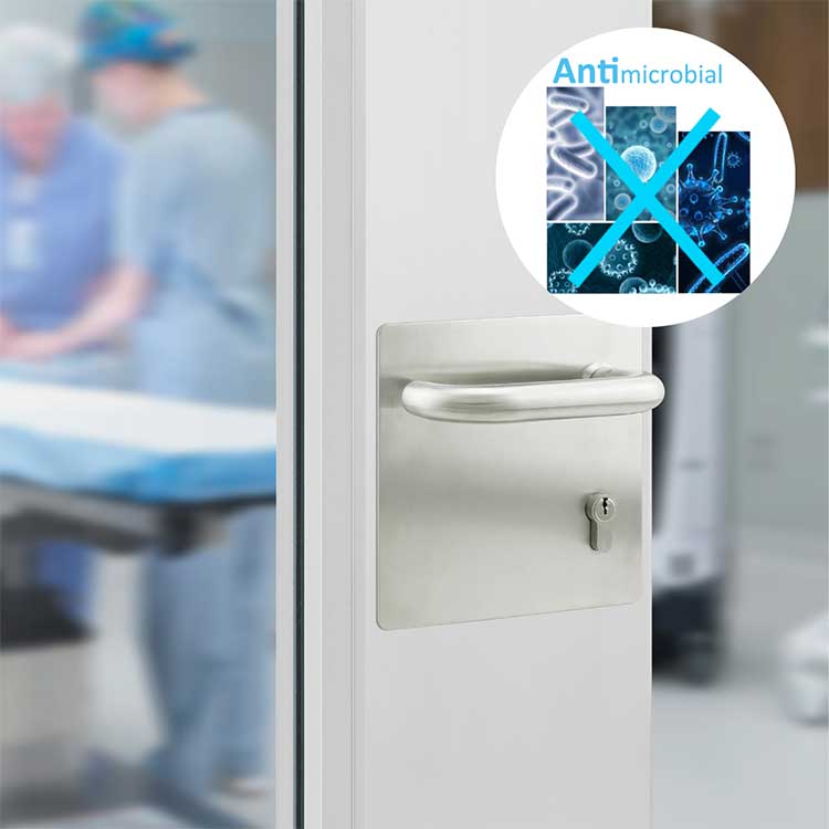 How antimicrobial door hardware work? - News - 6 Sanitary safe anti bacterial door handle for hospital