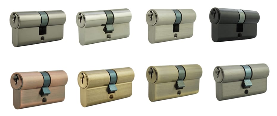 Antique bronze double euro cylinders,custom spec - Euro Cylinder - 3 Various finishes available upon request for HUACI Euro Cylinders